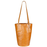 Royal Bagger Simple Shoulder Underarm Bags, Genuine Leather Versatile Casual Bucket Bag, Commuting Women's Handbag 1694